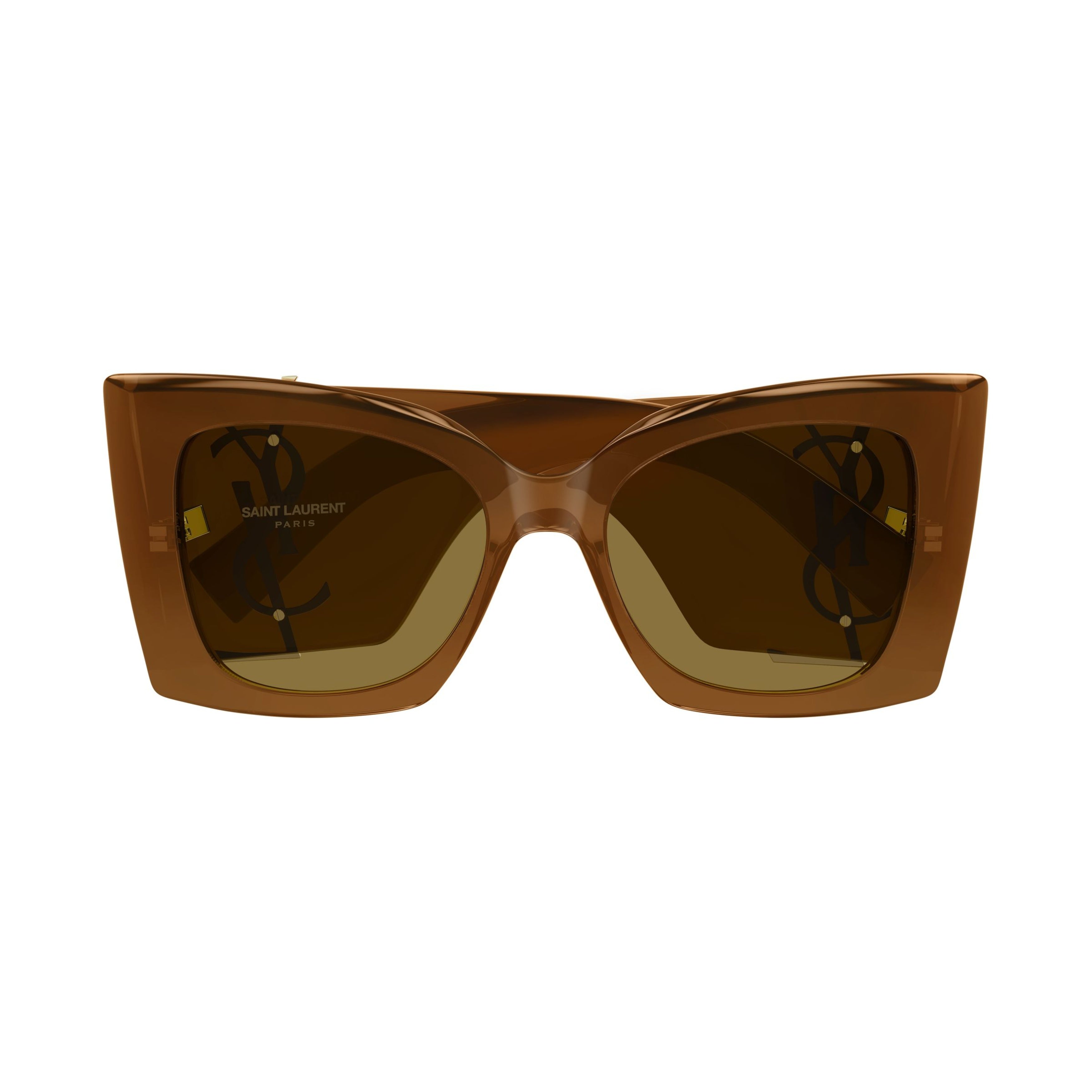 Oversized Square Frame Sunglasses with Logo Detail
