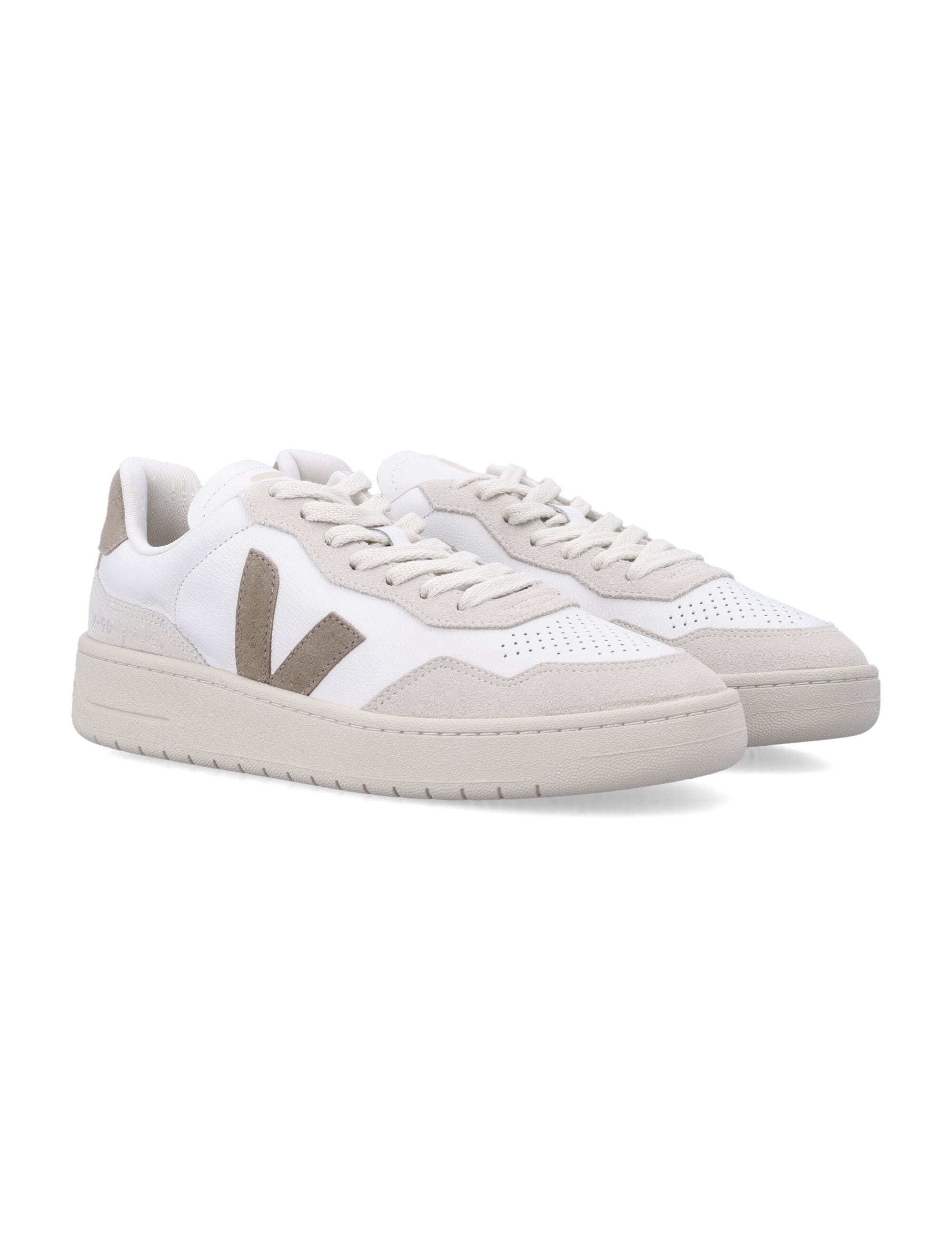 V-90 Leather Sneakers In White