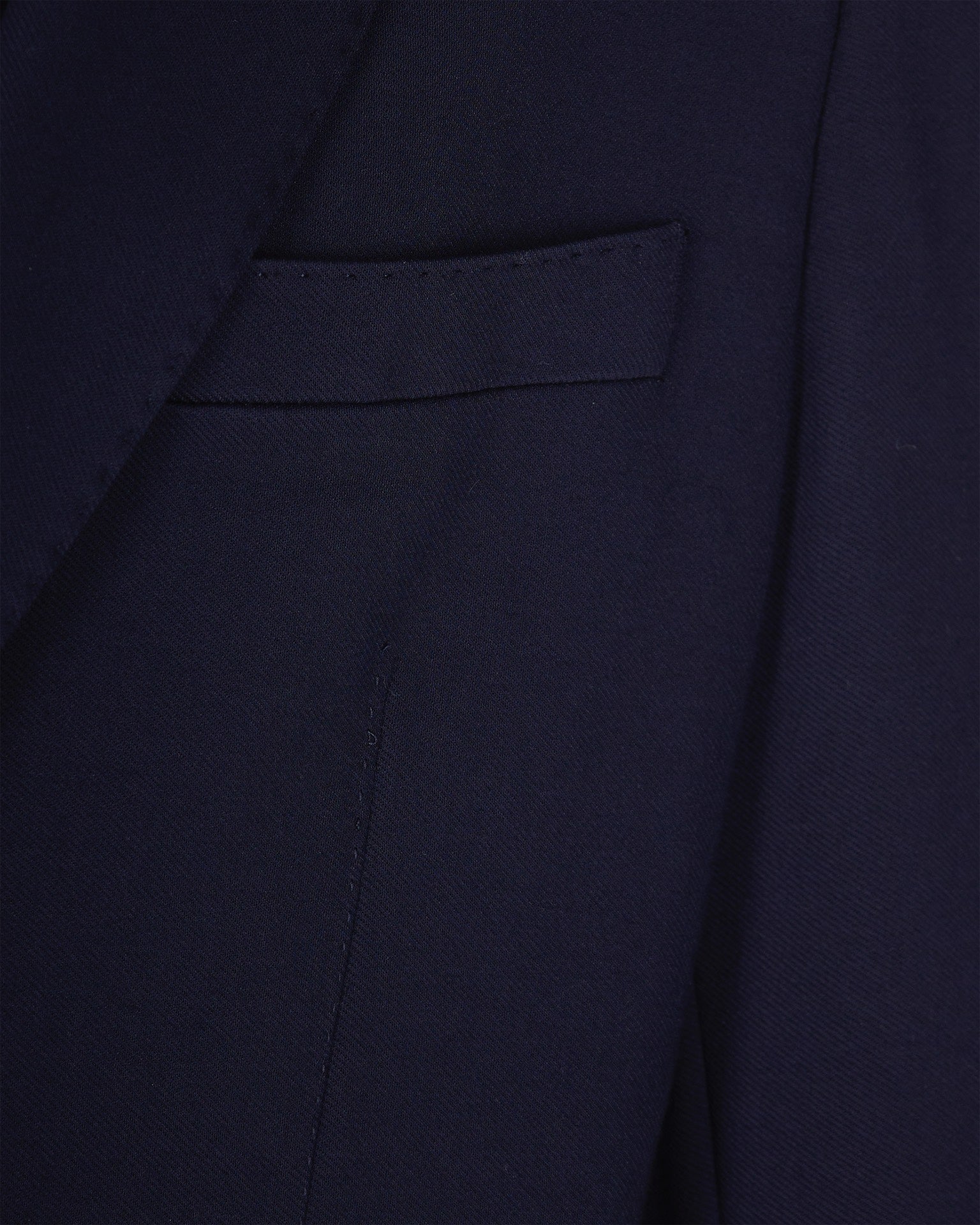 Single-Breasted Blue Suit