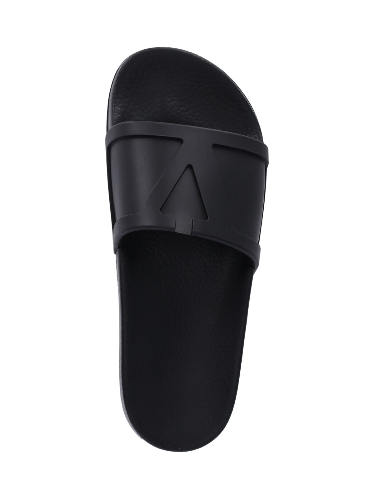 Logo Slide Sandals – Black