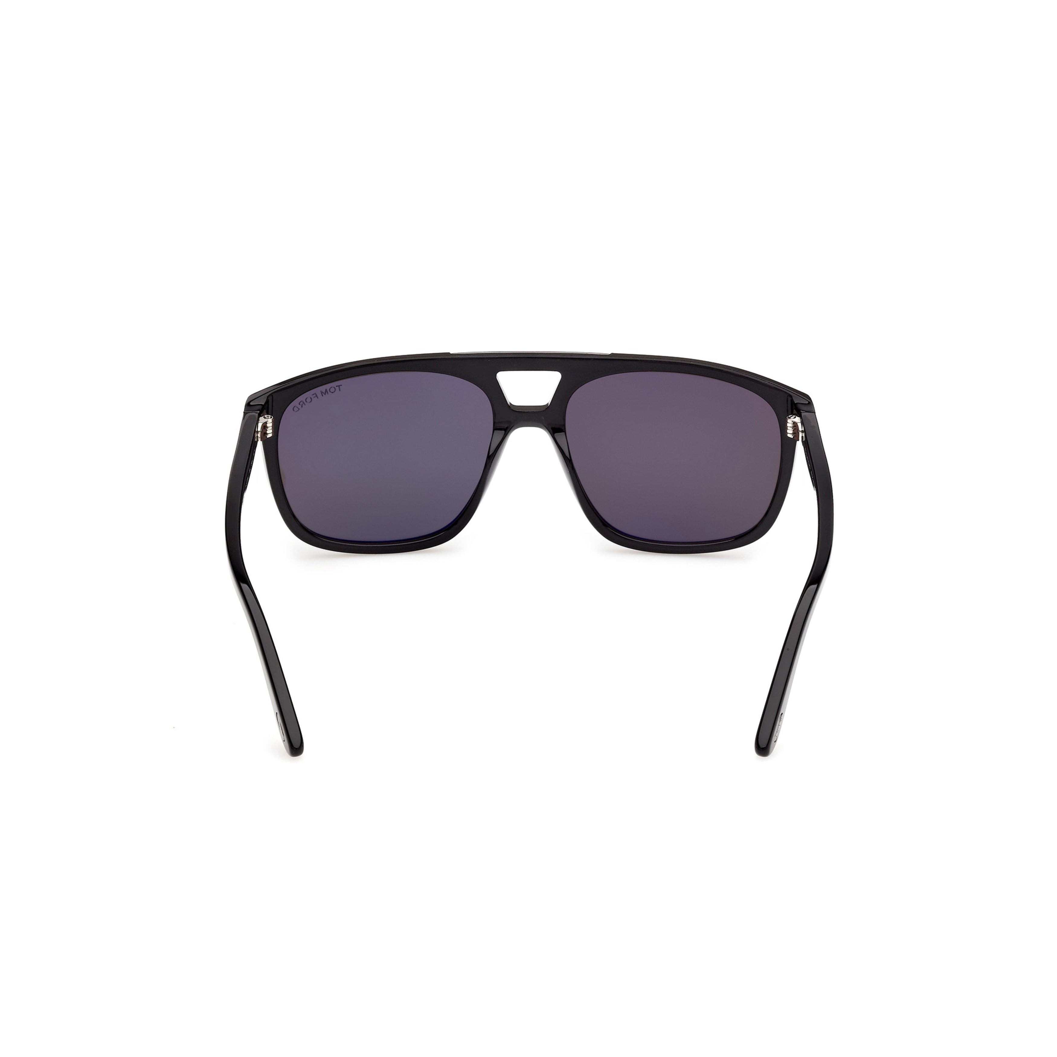 Ft1338-N Rectangular Double Bridge Sunglasses