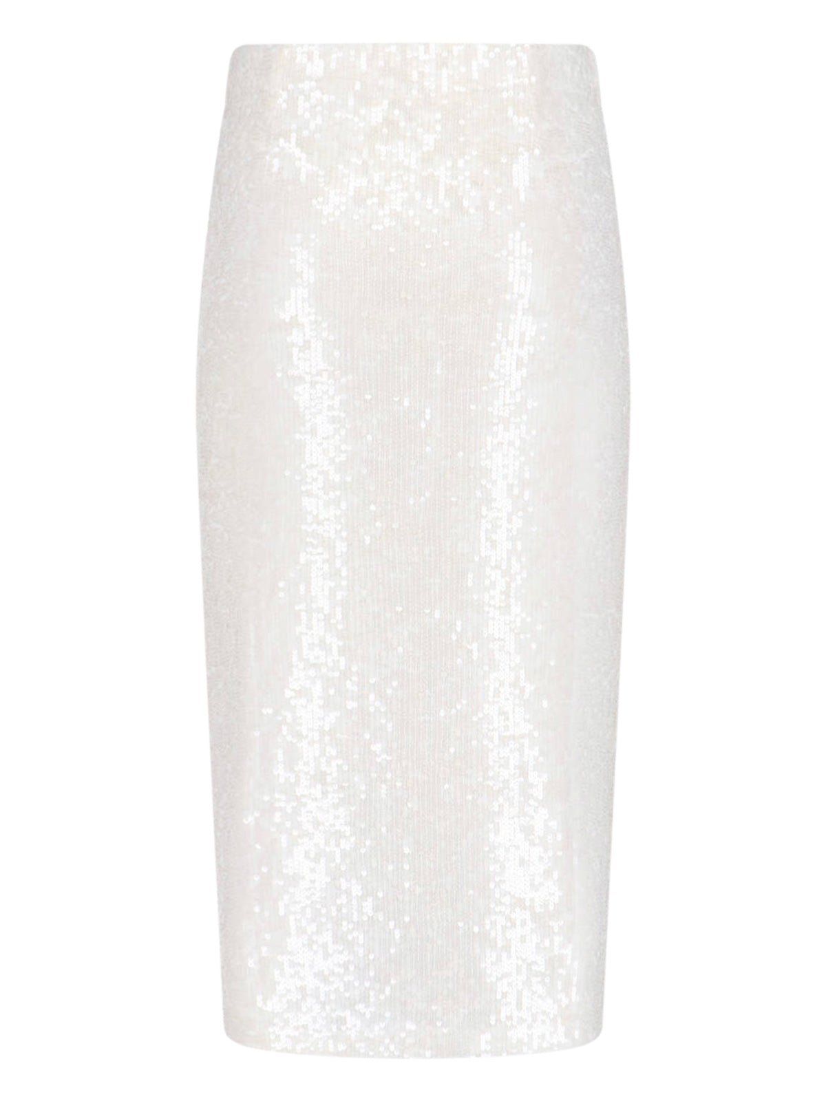 White Midi Sequin Skirt