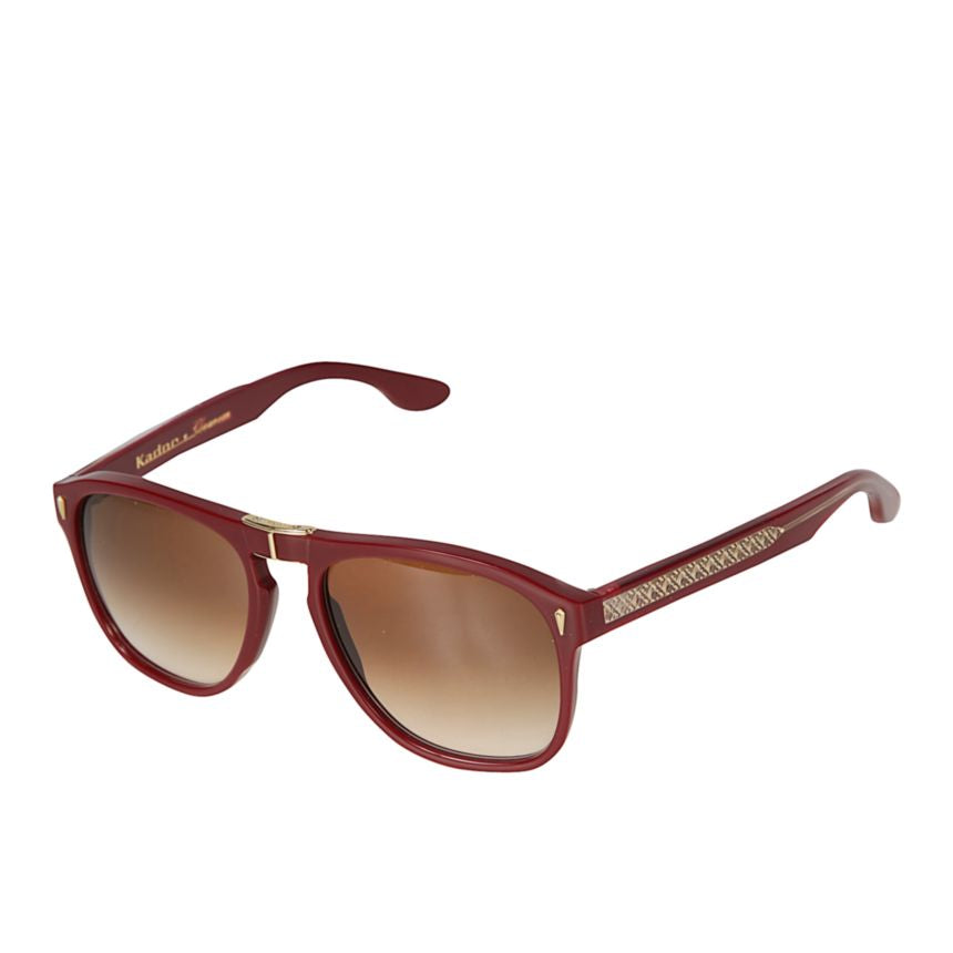 Gipsy Flag Glamour Square Frame Sunglasses with Gradient Lenses