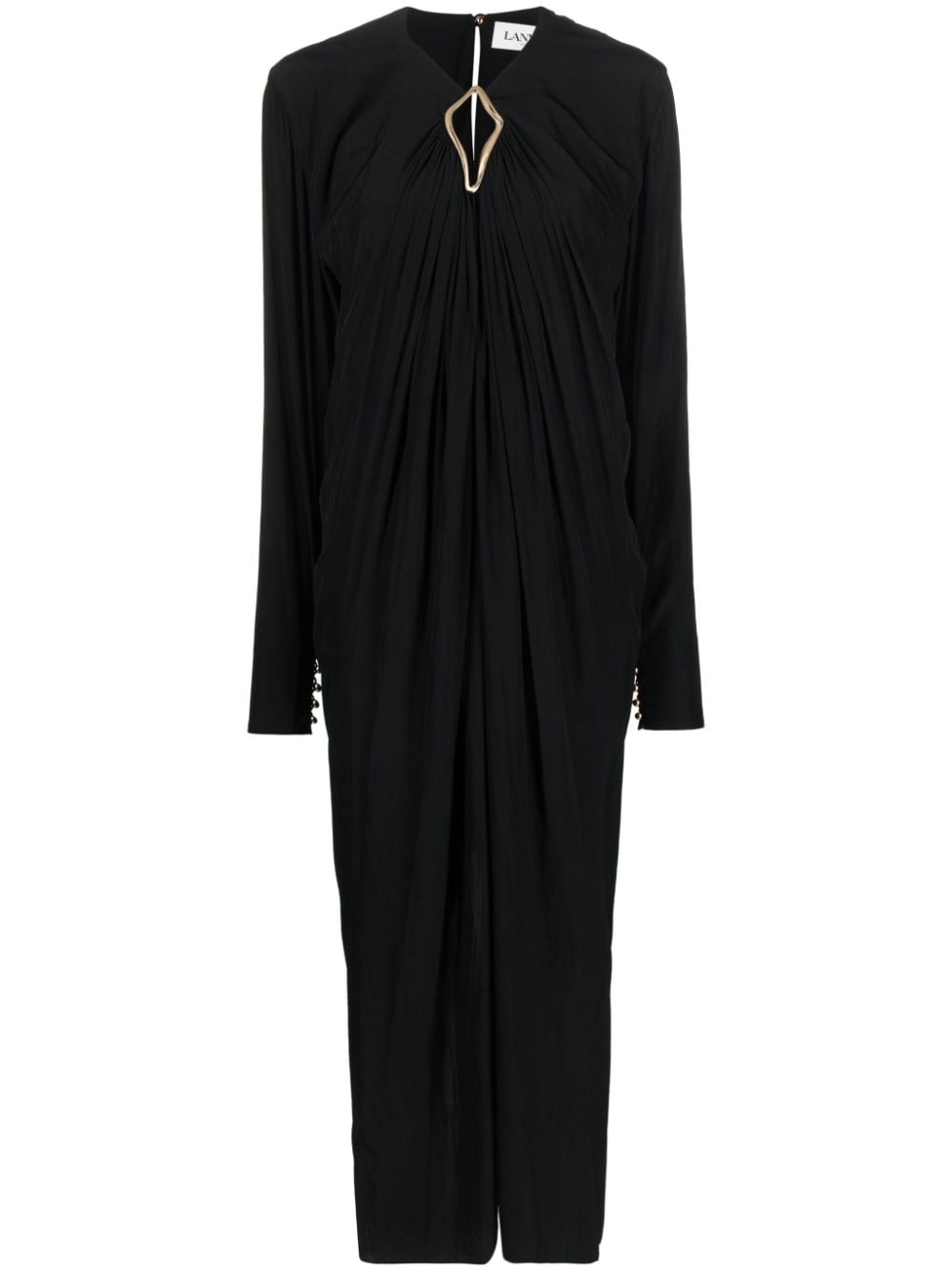 Cut-Out Midi Dress