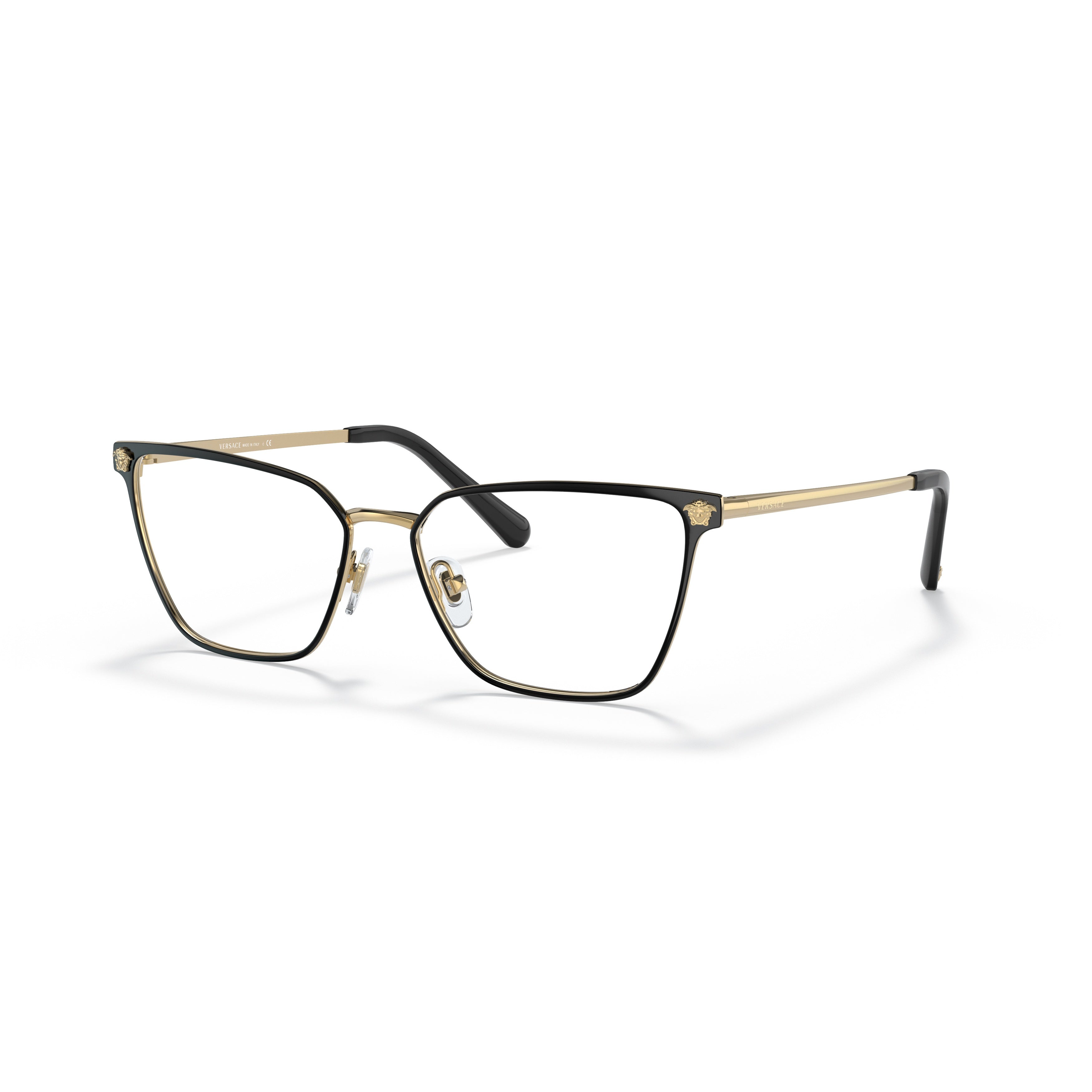 0ve1275 Square Frame Gold Metal Sunglasses