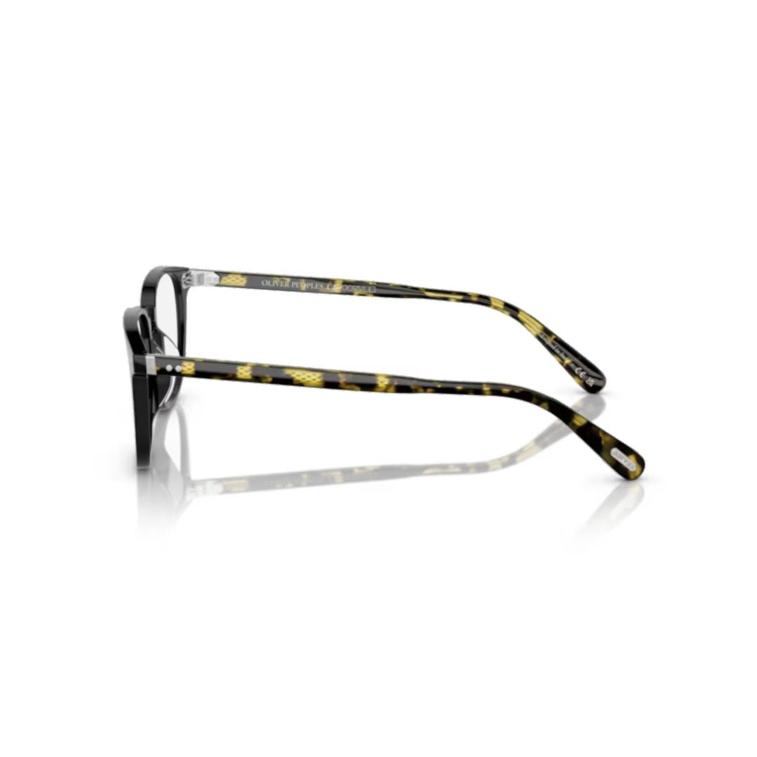 0ov5532u Square Frame Eyeglasses with Tortoiseshell Temples