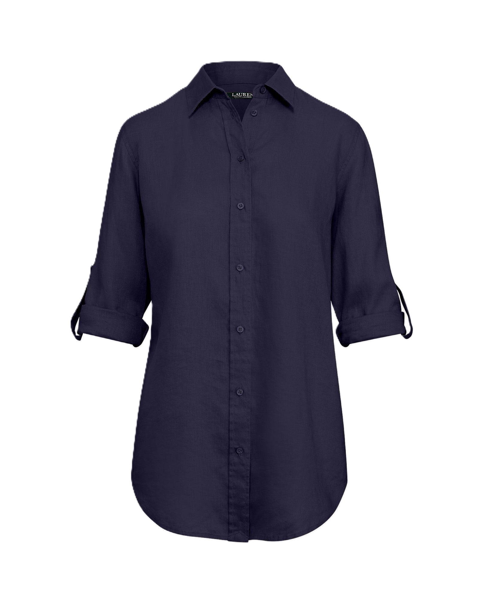 Blue Tissue Linen Button Shirt