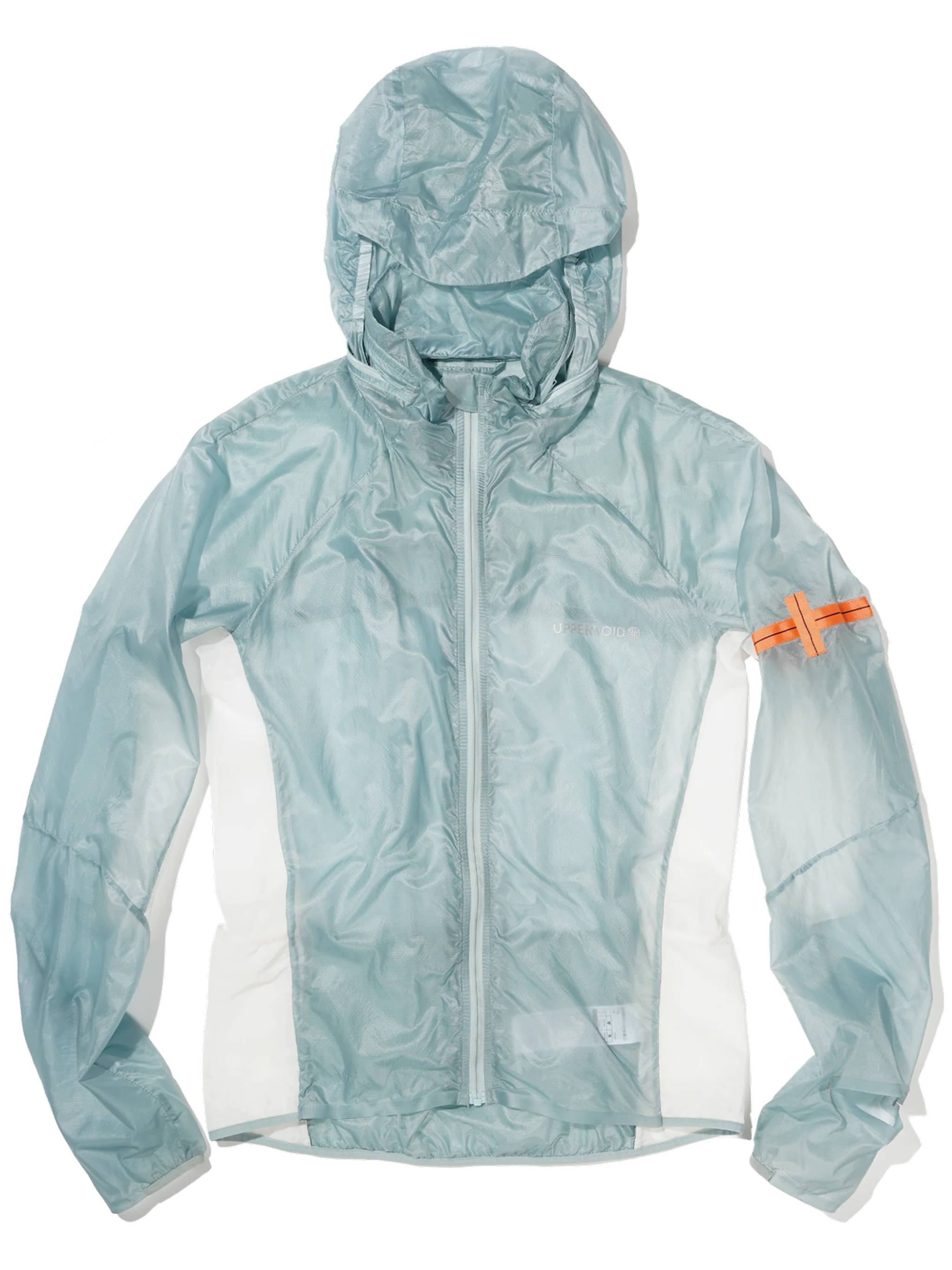 Pale Blue Aegis+ Translucent Windbreaker Jacket