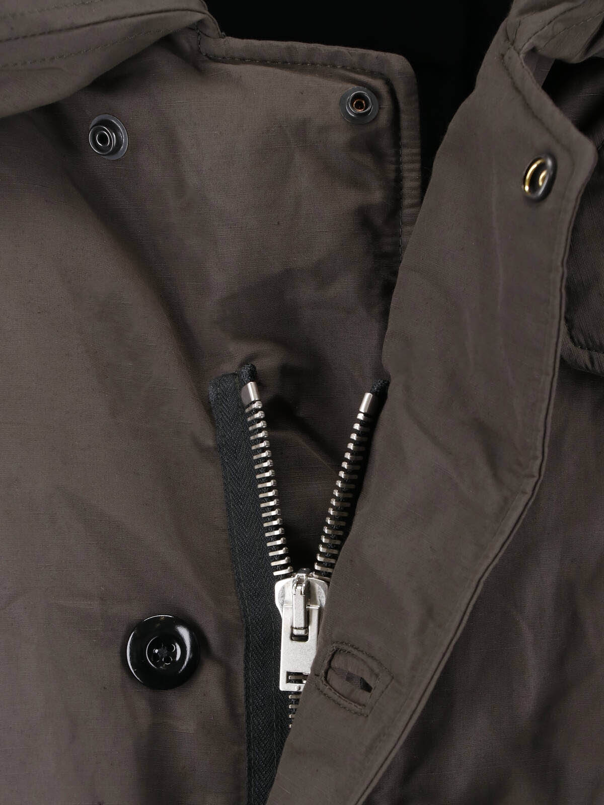 Brown High Collar Oversized Casual Jacket