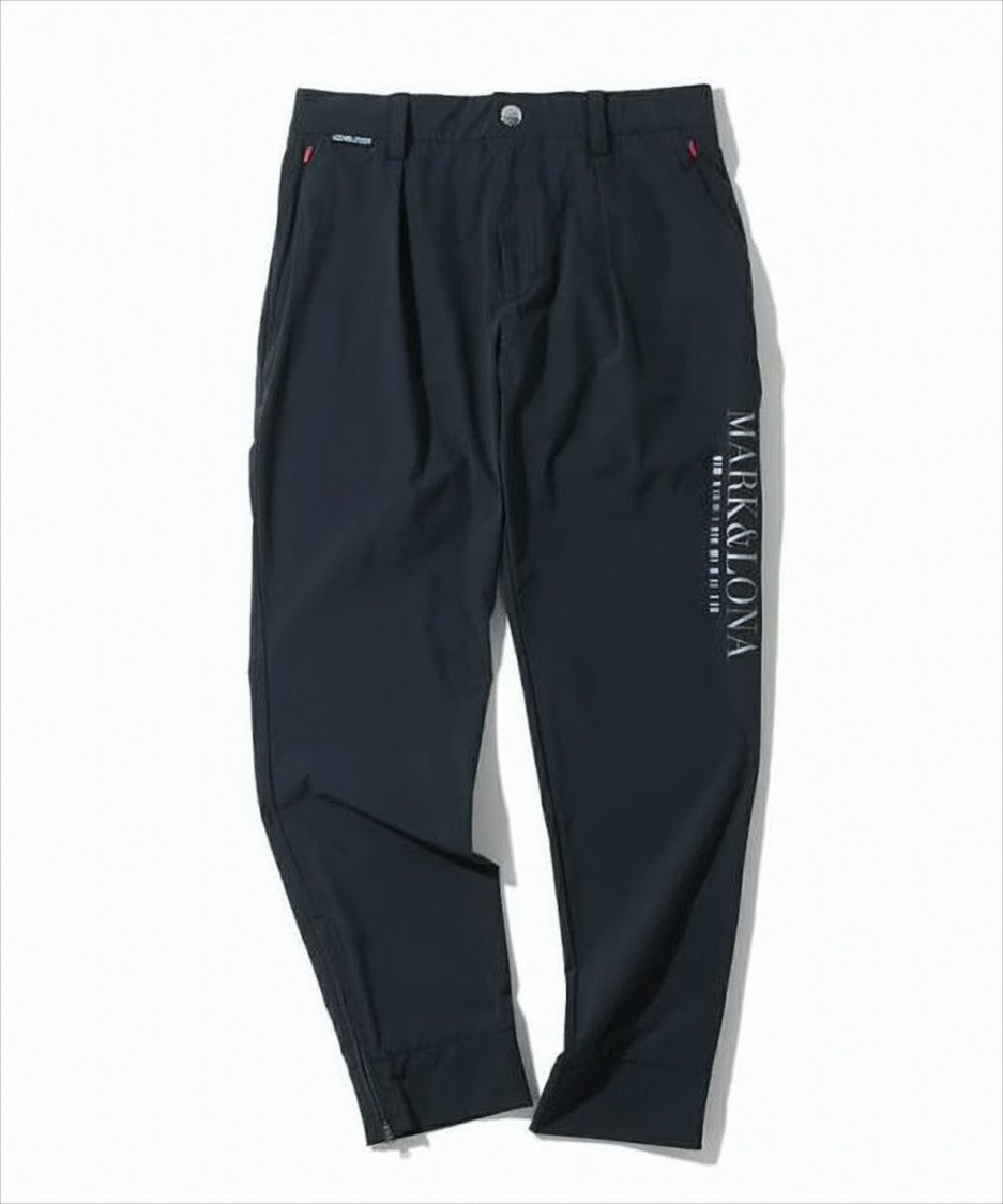 Tailored Straight Pants with Adjustable Hem