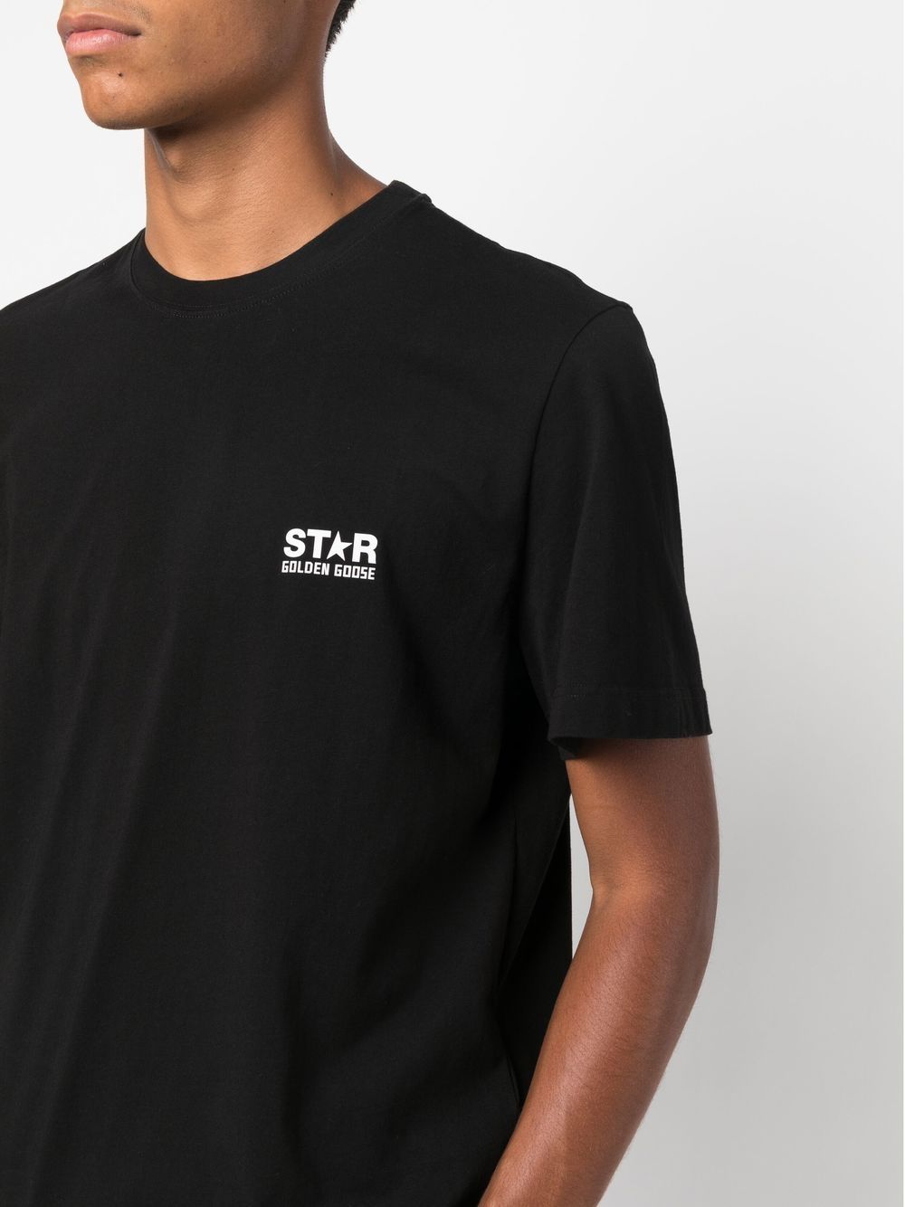 Short-Sleeve Silk and Nylon T-Shirt
