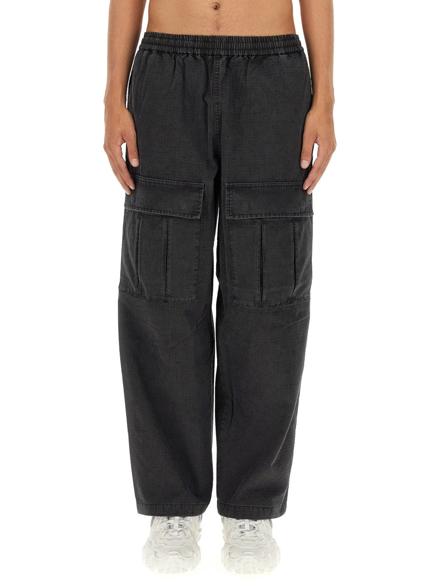Relaxed Fit Cargo Pants With Flap Pockets