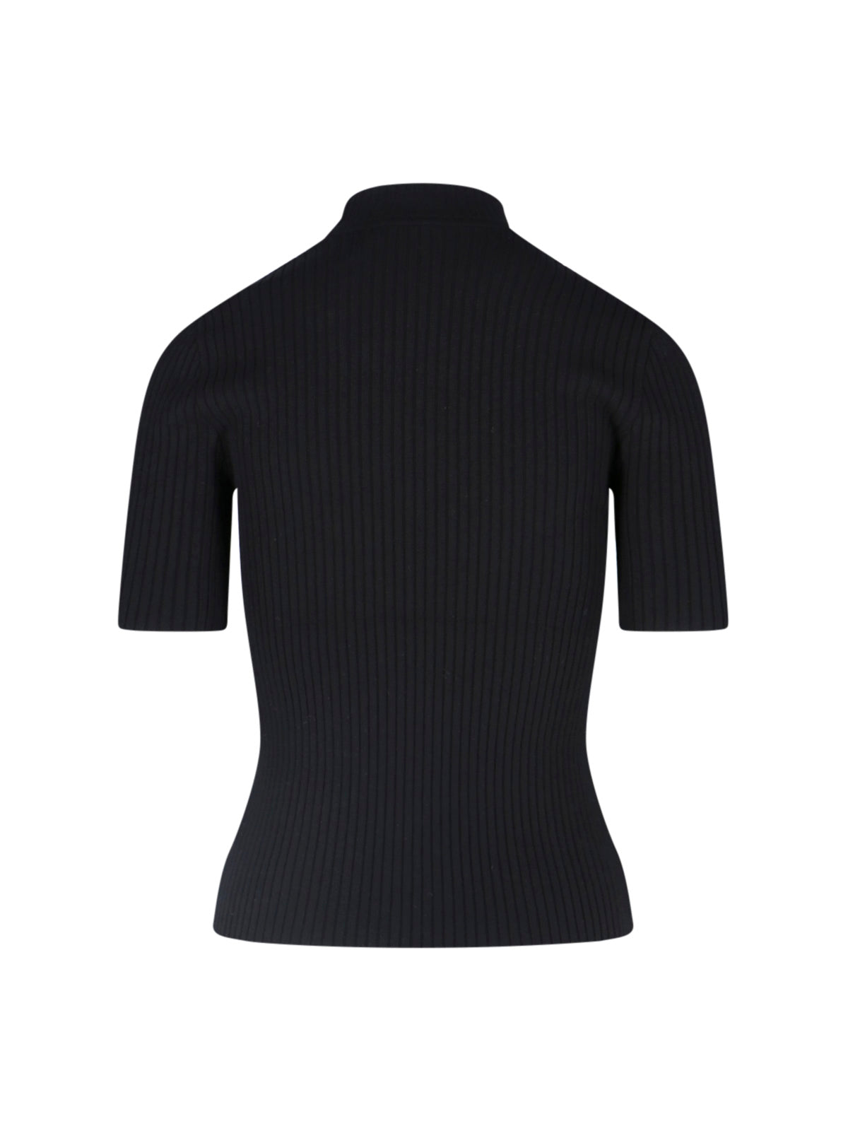 "Reedition" Ribbed Sweater, In Black Fabric