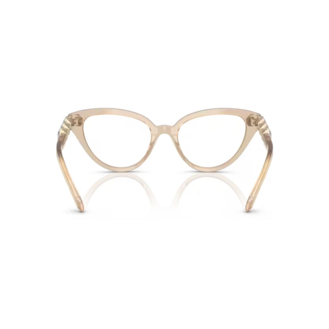 0sk2028 Cat-Eye Sunglasses with Crystal-Embellished Temples