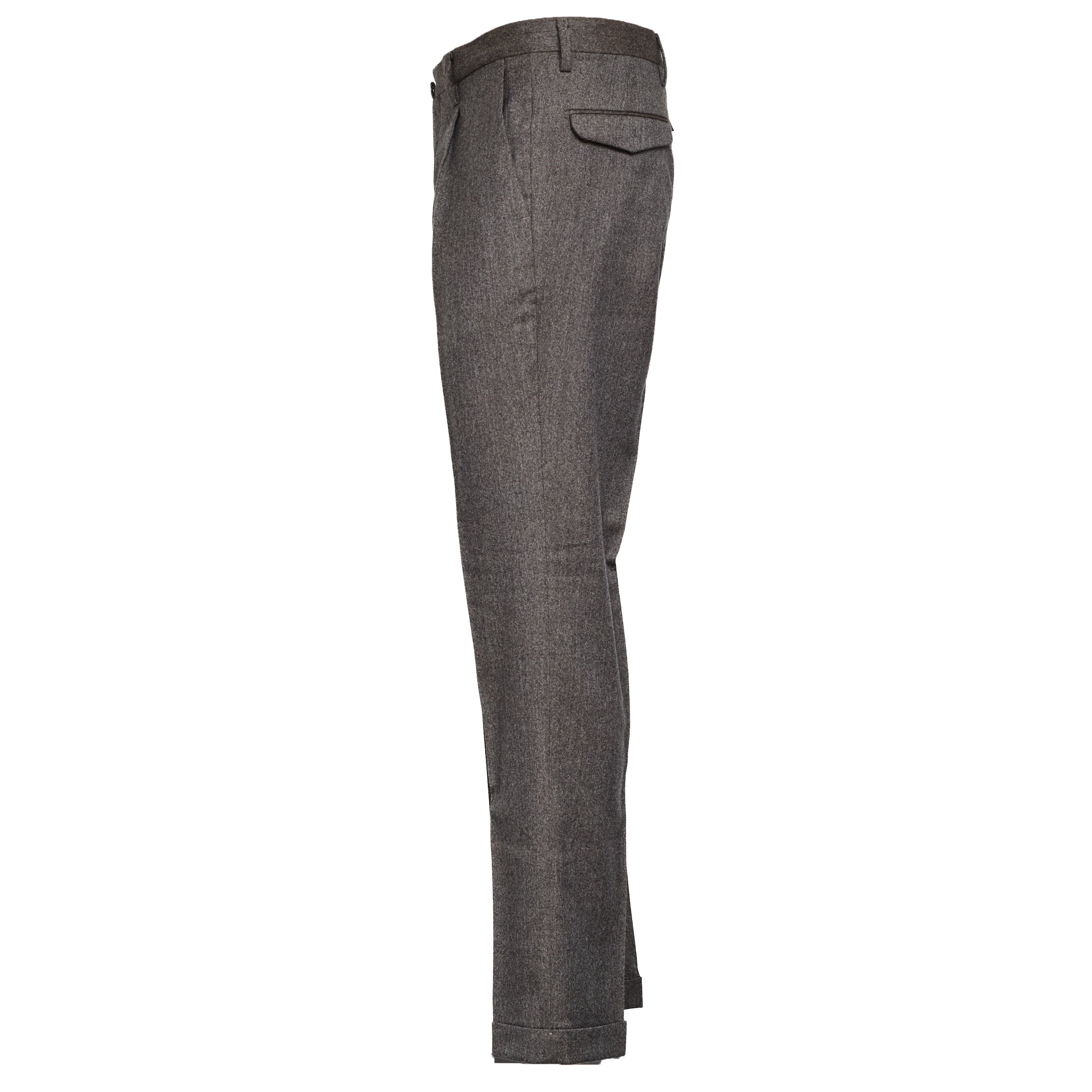 Chocolate Brown Wool Trousers