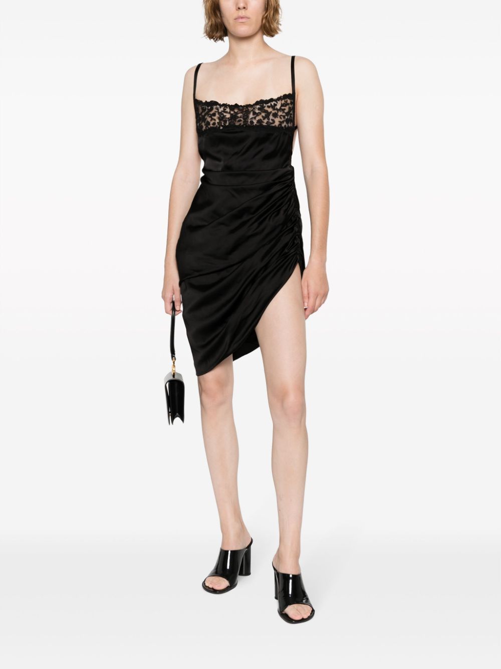 Brodée Satin Minidress