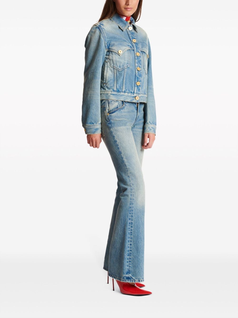 Cropped Denim Jacket