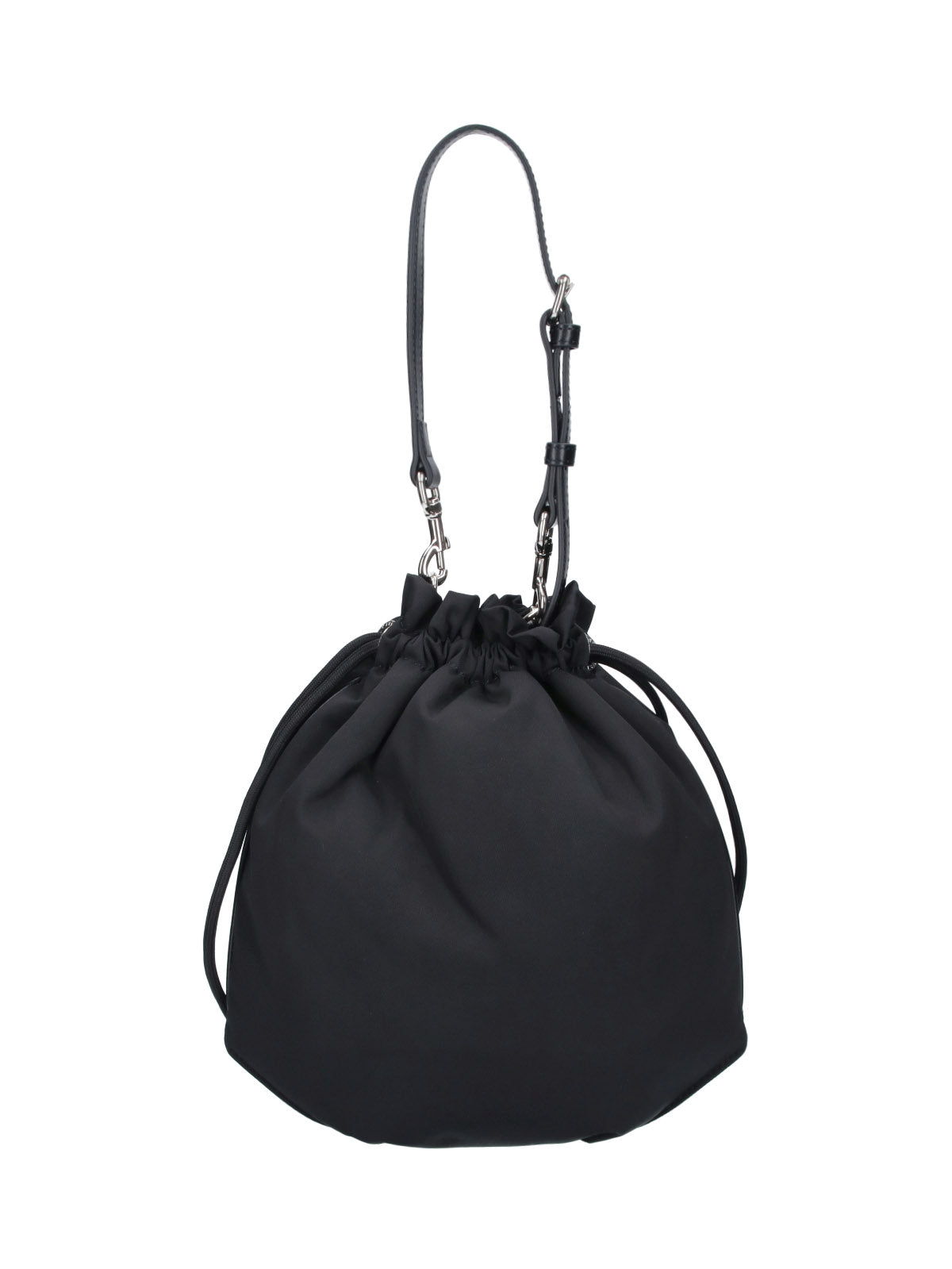 Black Orb Drawstring Fabric Pouch