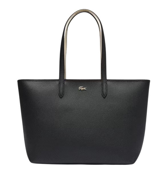Zip Shoulder Bag with Multiple Compartments