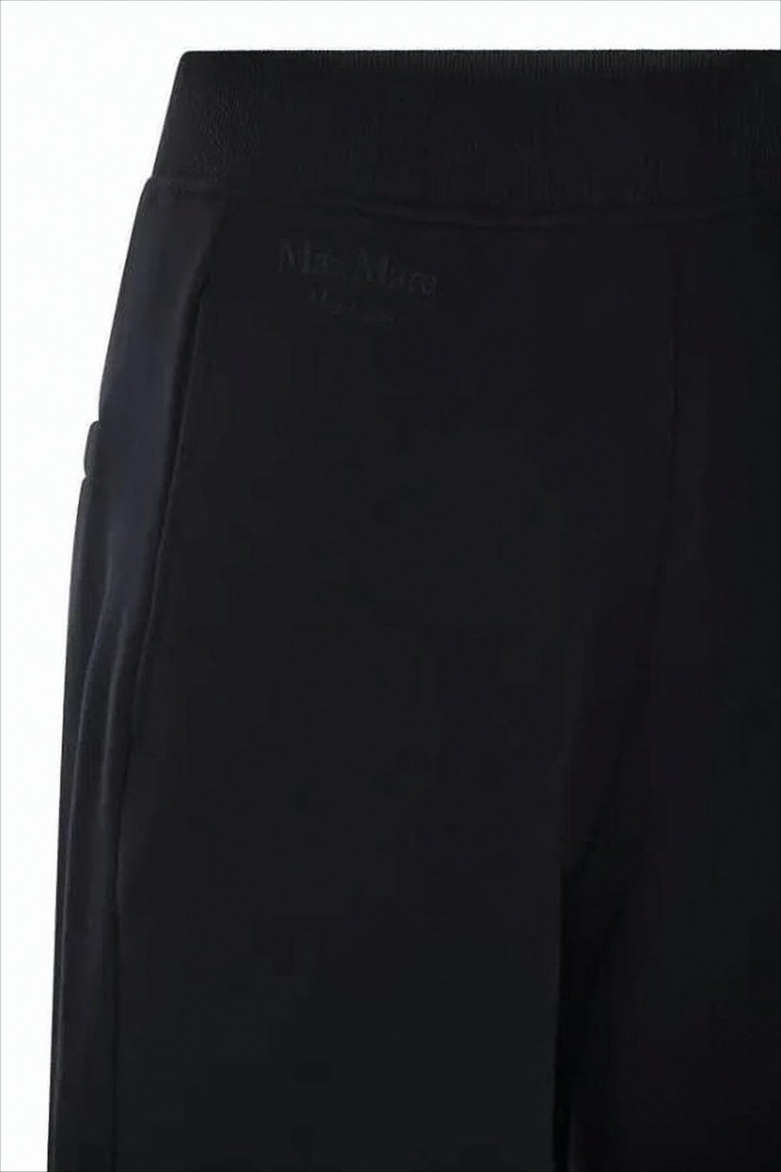 Cropped Black Wide-Leg Training Pants