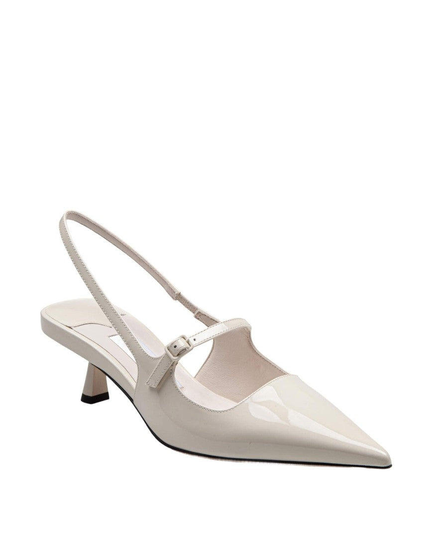 Milk Patent Leather Slingback