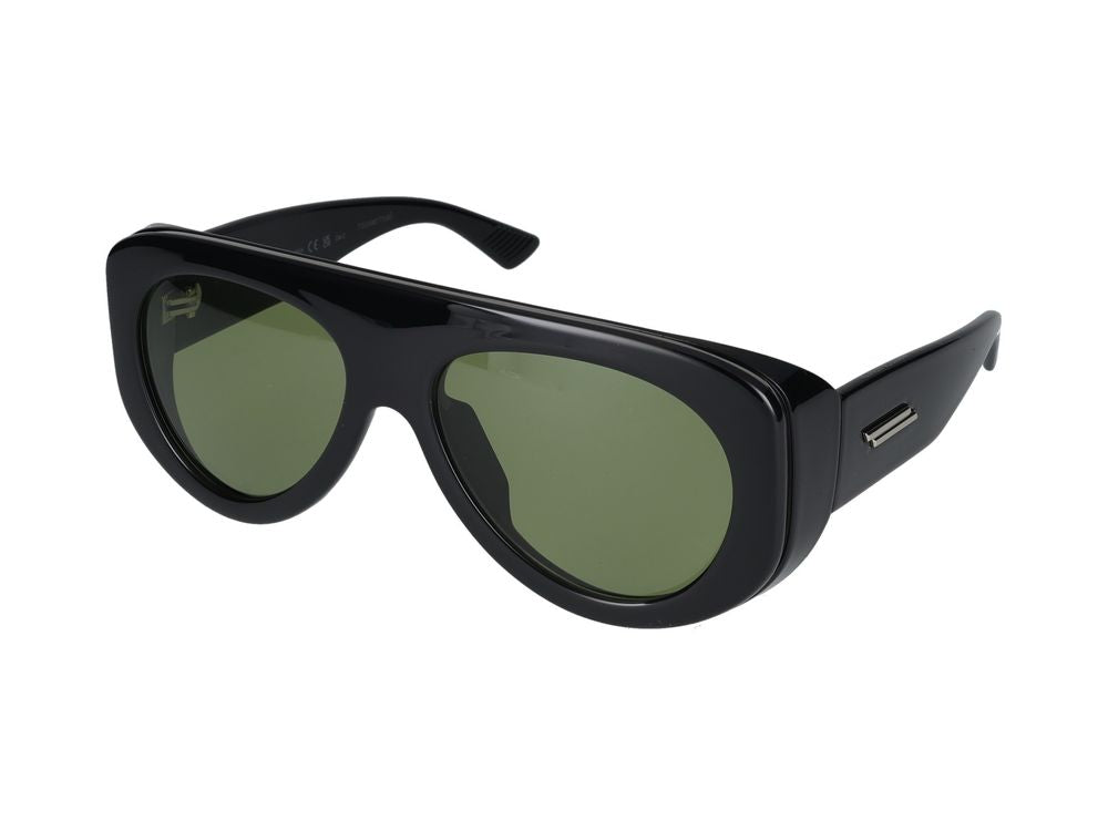 Sunglasses Bottega Veneta BV1362S 006 black black green 58/17/130
