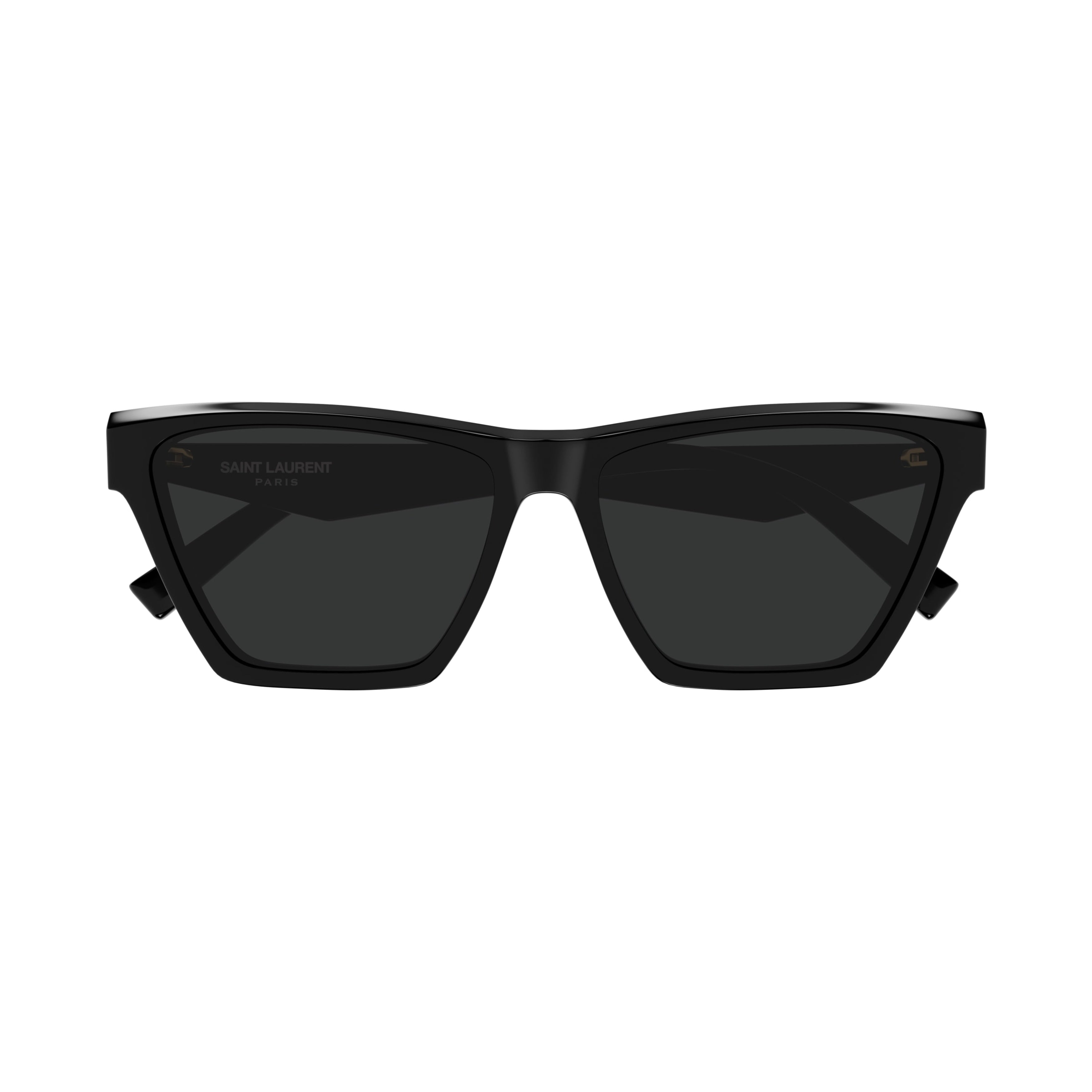 Oversized Square Sunglasses in Glossy Black