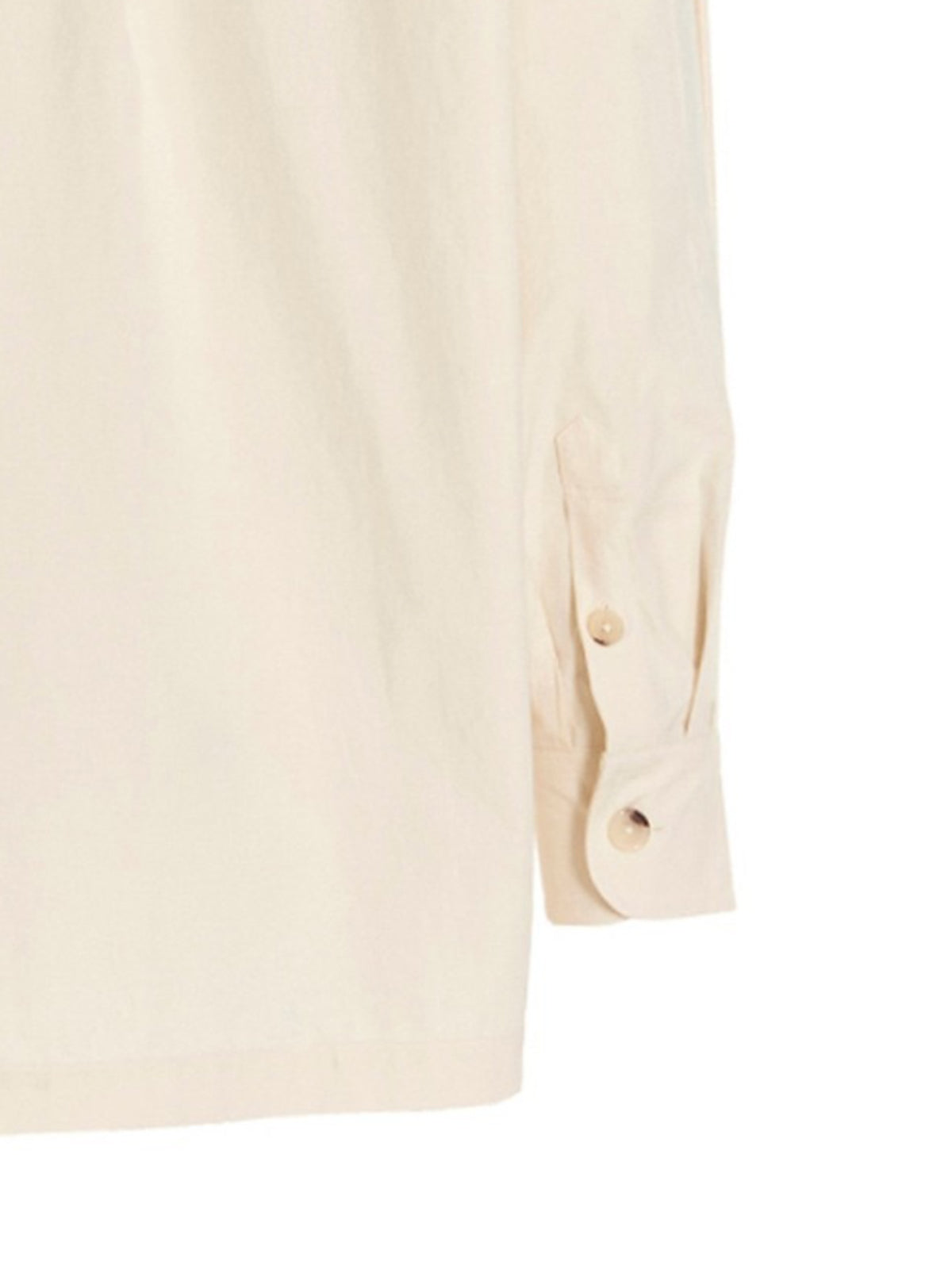 Minimalist Long-Sleeve Shirt With Embroidered Detail