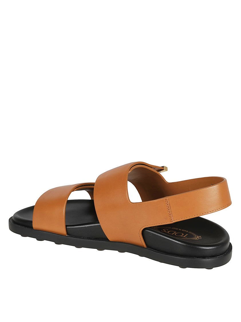 Calfskin Sandals With Wide Straps