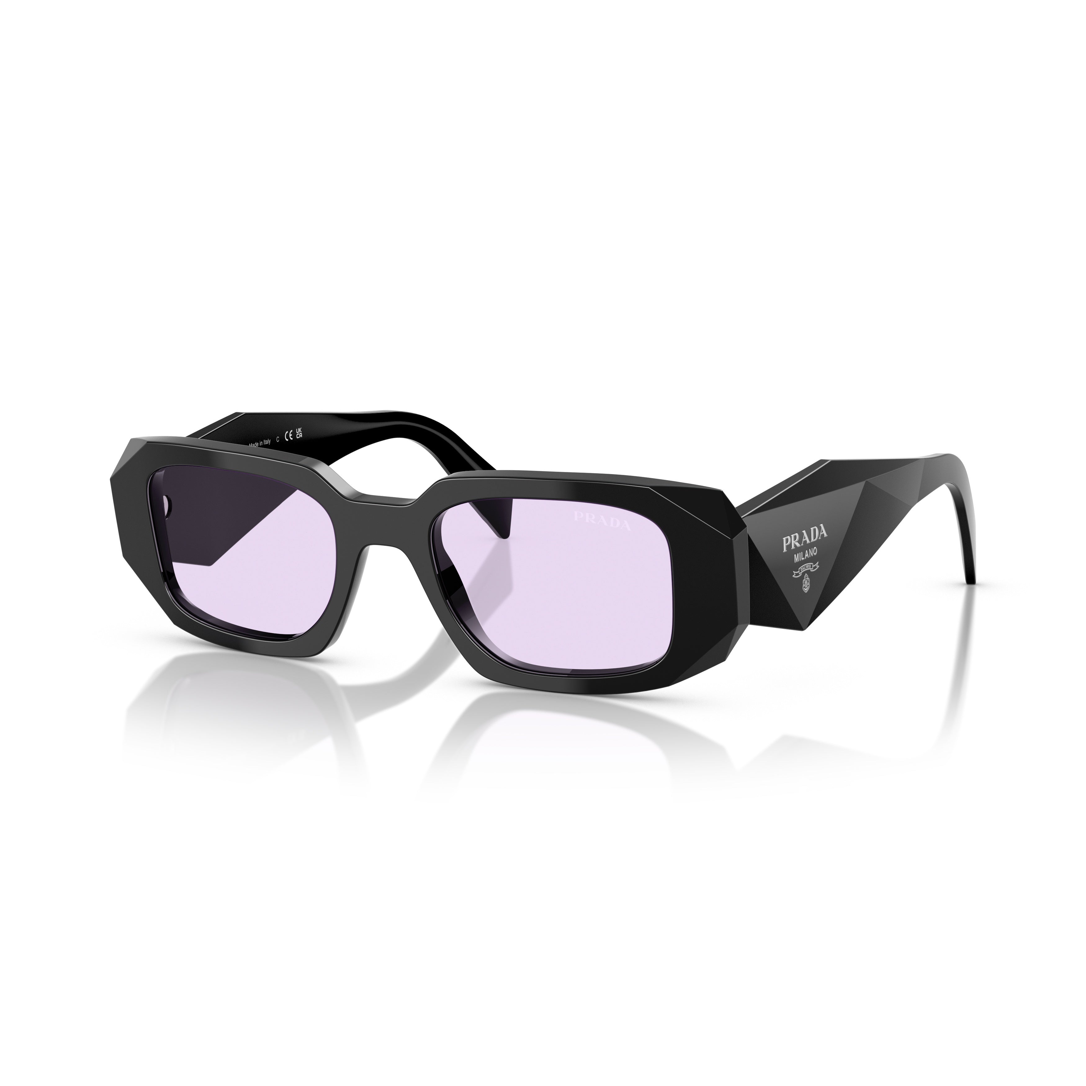 0pr 17ws Geometric Rectangular Frame Sunglasses