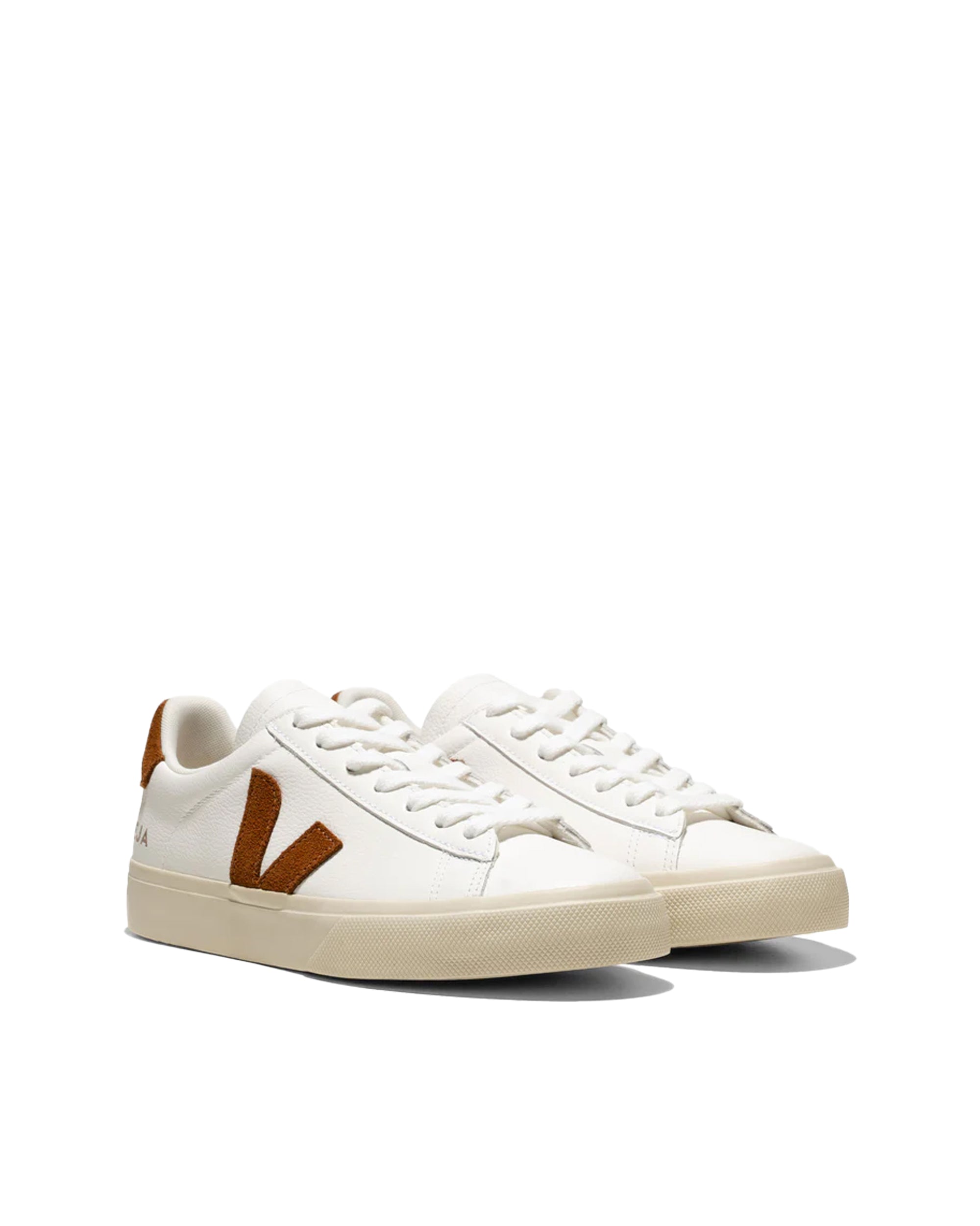 Campo Chromefree White Cognac Sneakers