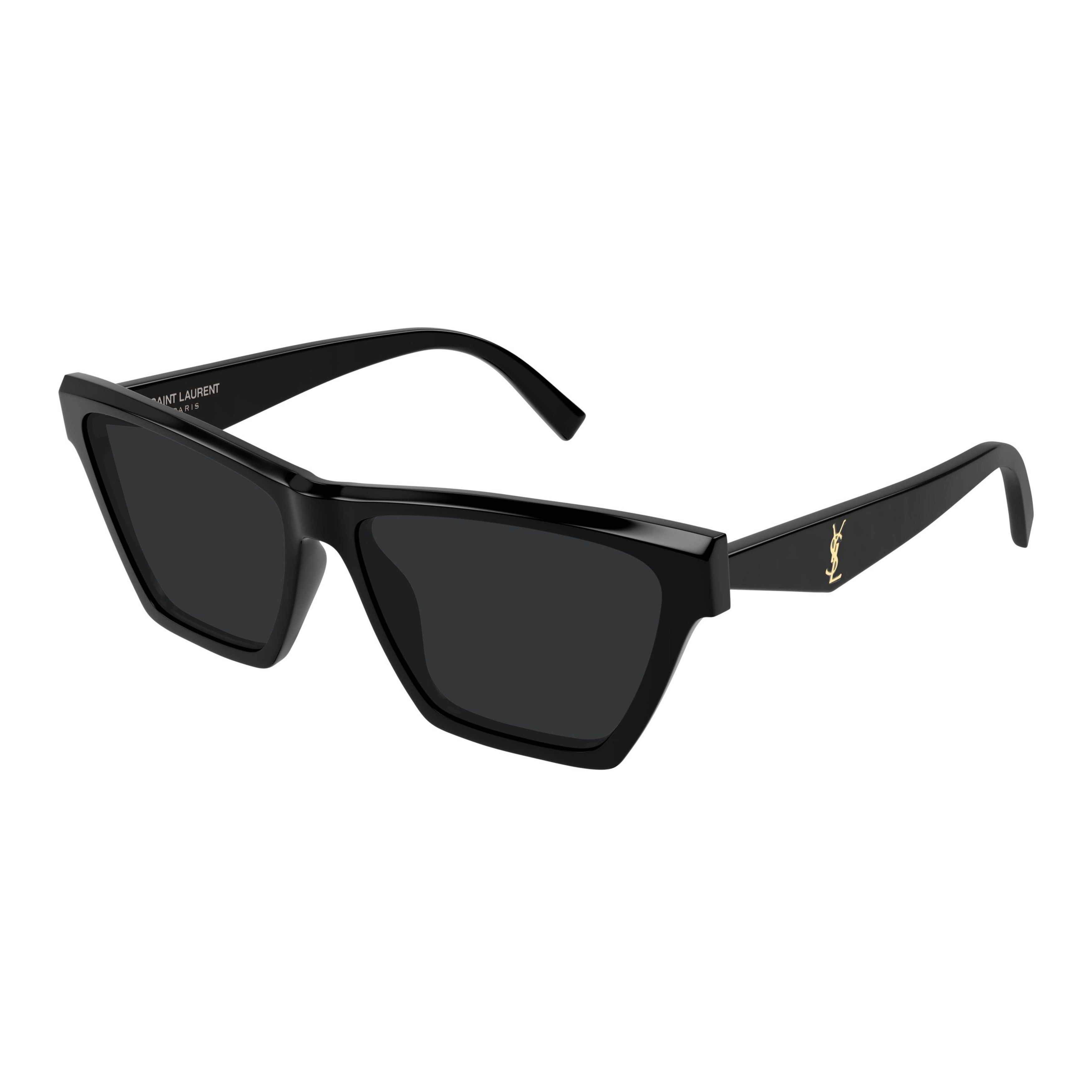 Oversized Square Sunglasses in Glossy Black