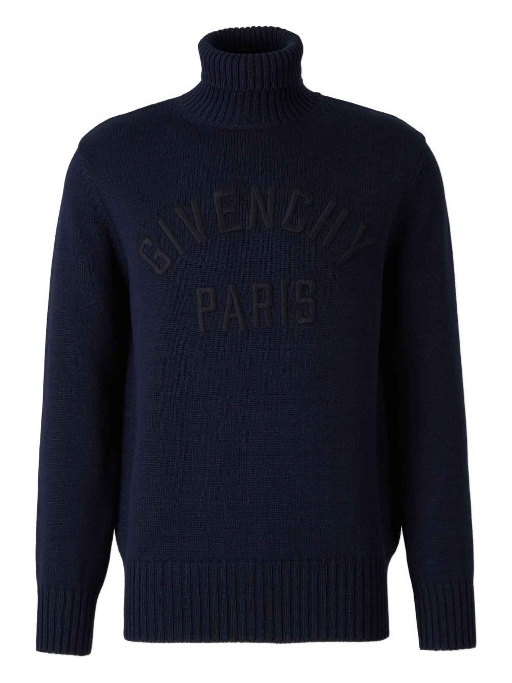 Dark Navy Blue Turtleneck Sweater