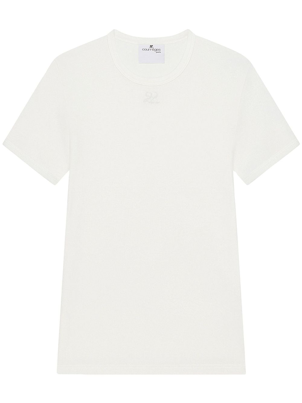 Tailored White Crew Neck T-Shirt