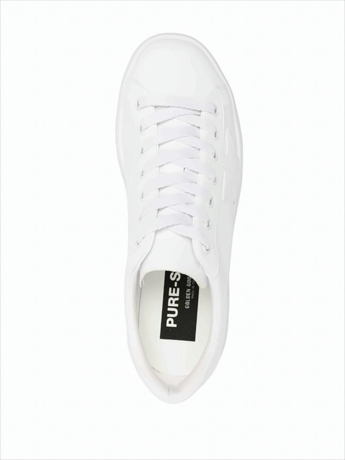 Minimalist White Sneakers with Subtle Star Detail