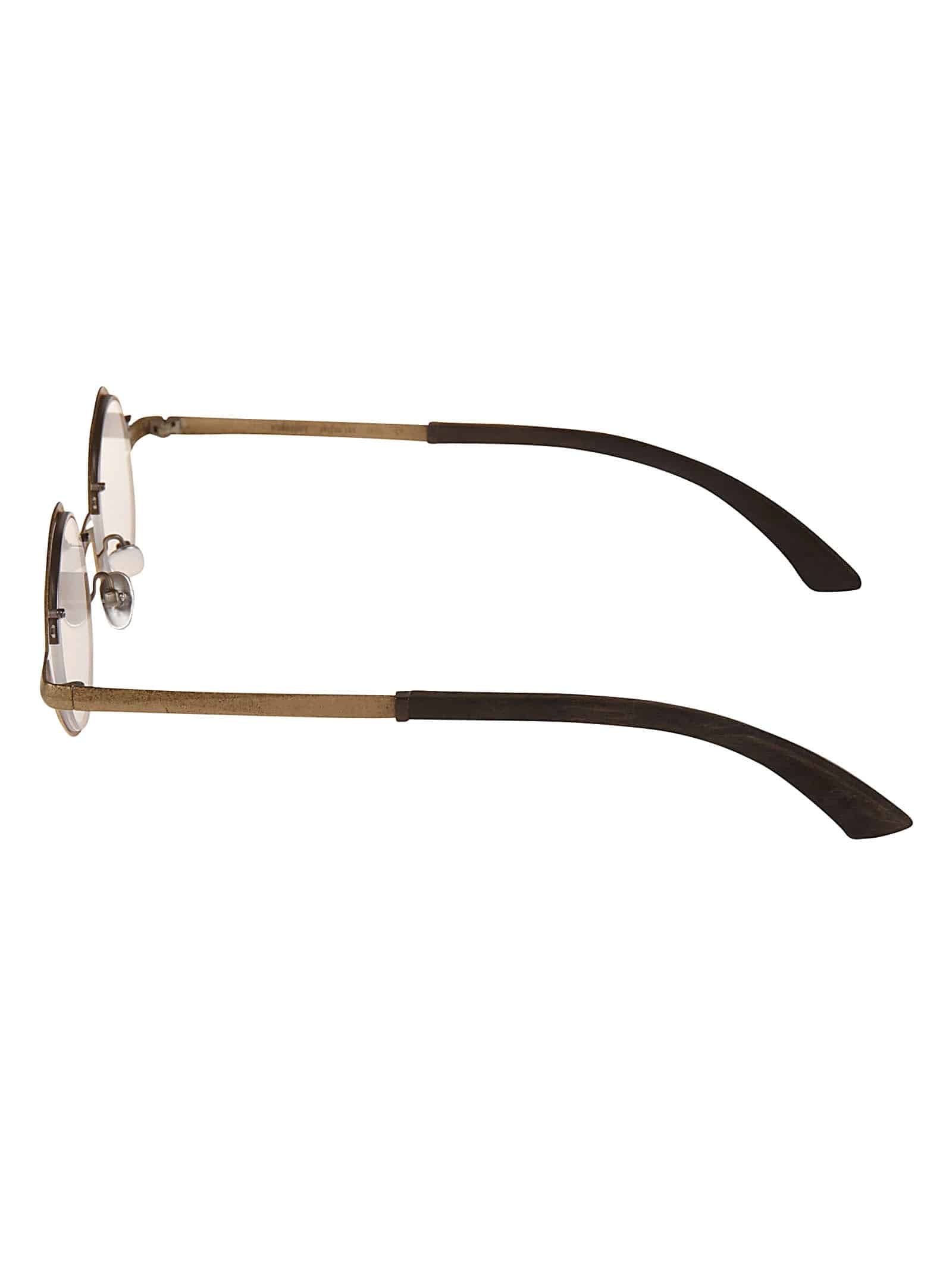 Rg0825dt Ck171 Slim Metal Frame Oval Sunglasses with Dark Accents