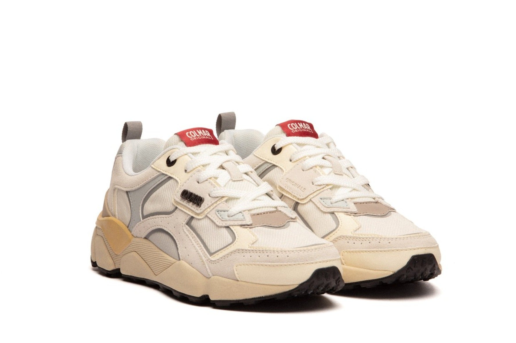 Garner Smooth Sneakers With Textured Nylon