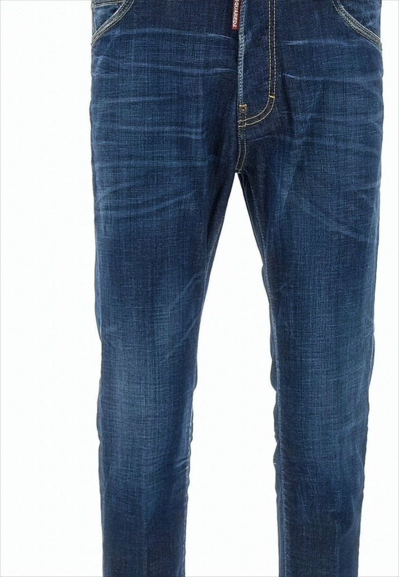 Slim-Fit Denim Pants