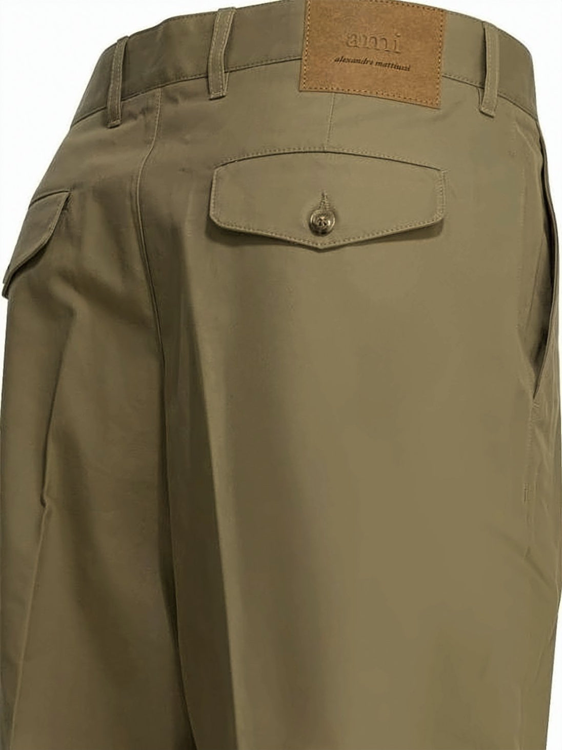 Tailored Brown Straight Pants