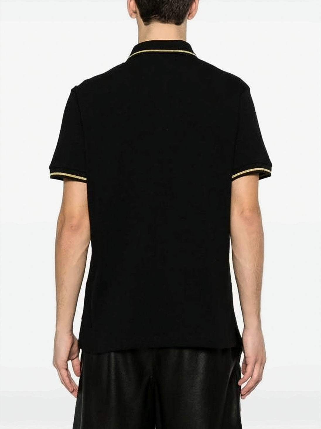 Short Sleeve Black Polo Shirt