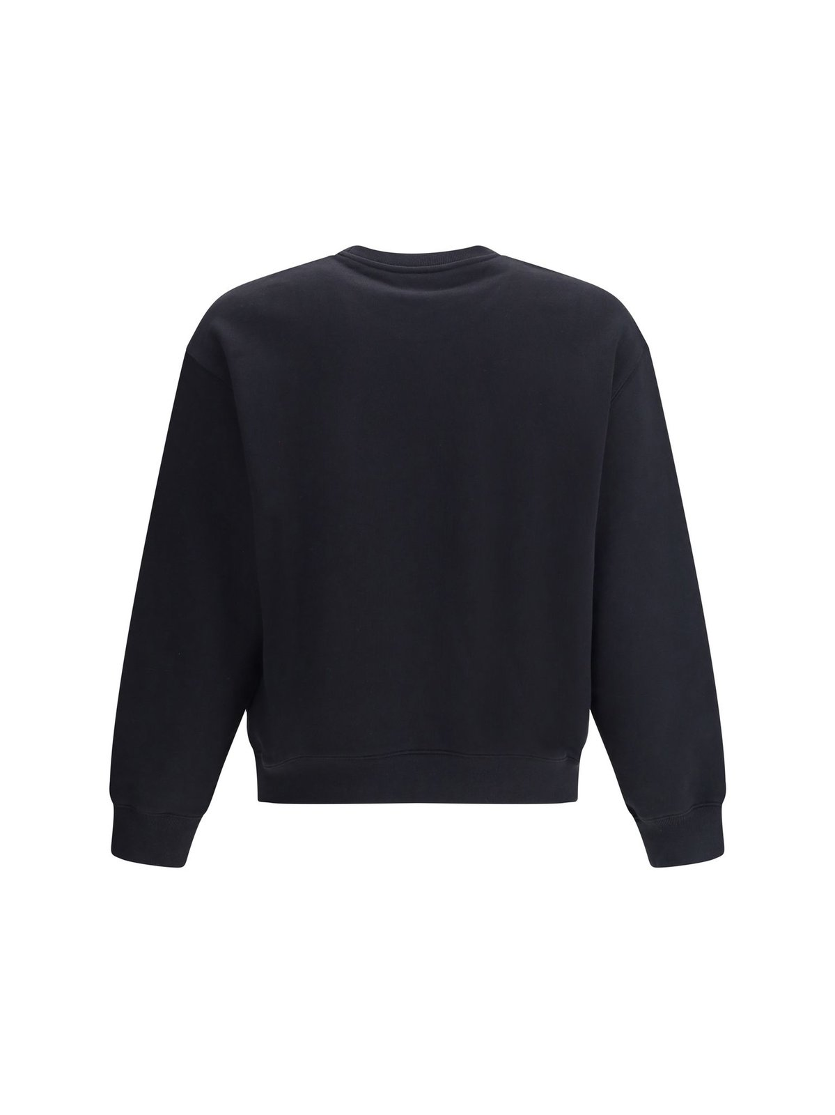 Handwritten Logo Black Cotton Sweatshirt