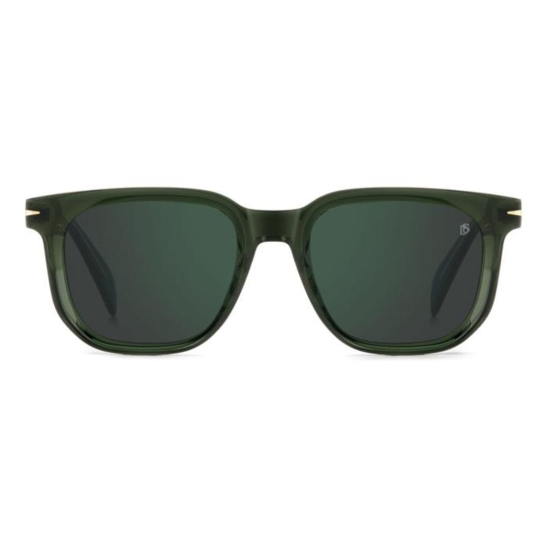 Db 7133/S Deep Green Rectangular Acetate Sunglasses