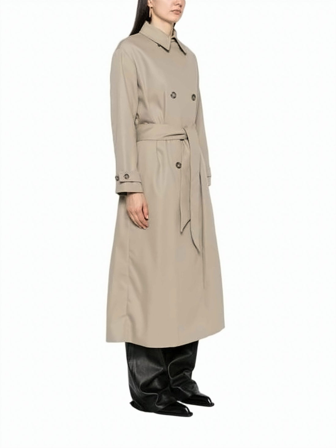 Classic Double-Breasted Trench Coat
