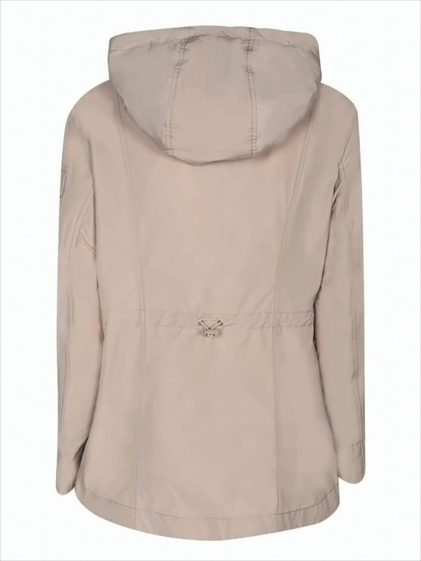Hooded Casual Jacket with Adjustable Drawstrings