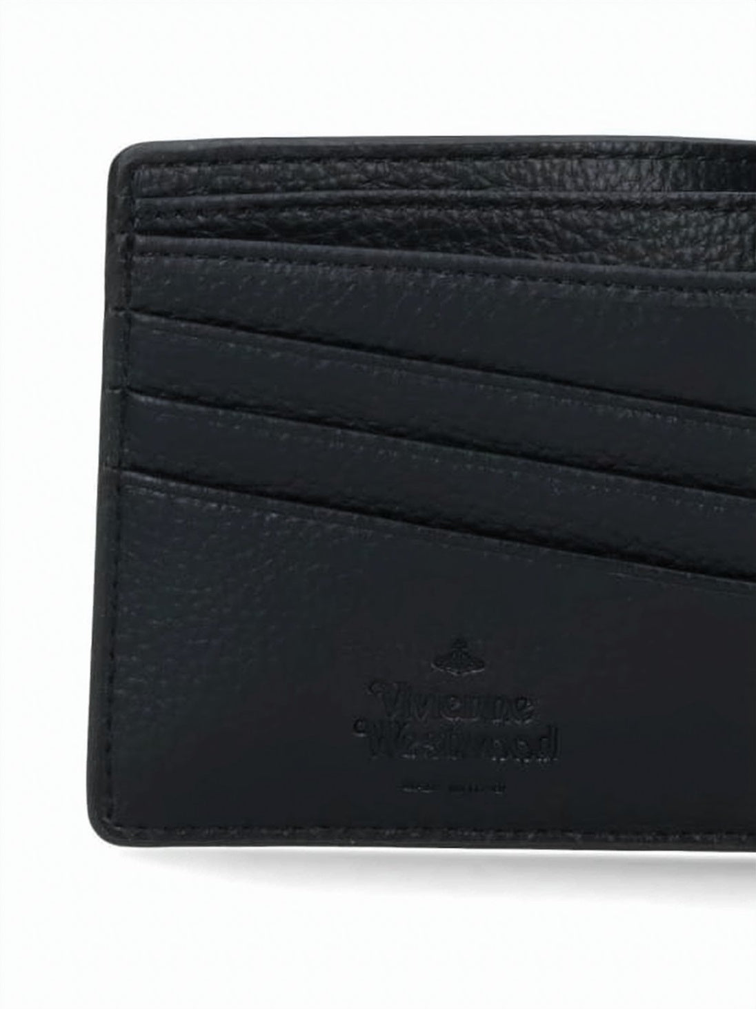 Compact Bifold Wallet with Textured Polyurethane Finish