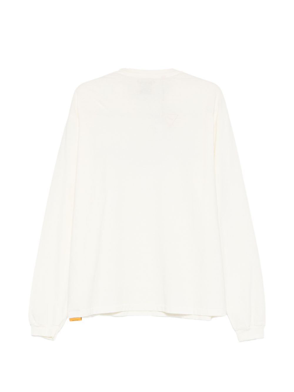 Ribbed Crewneck Long-Sleeved Sweatshirt
