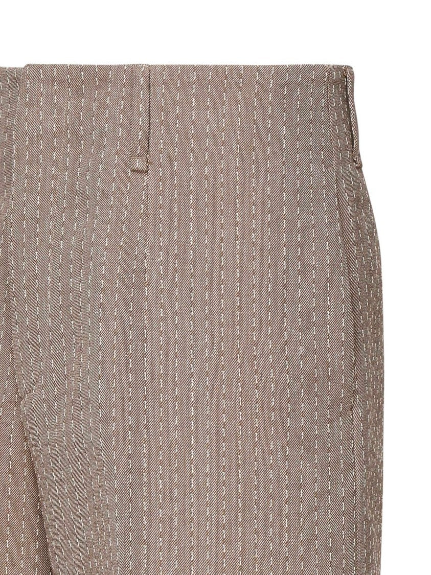 Tailored Grey Shorts With Minimalist Design