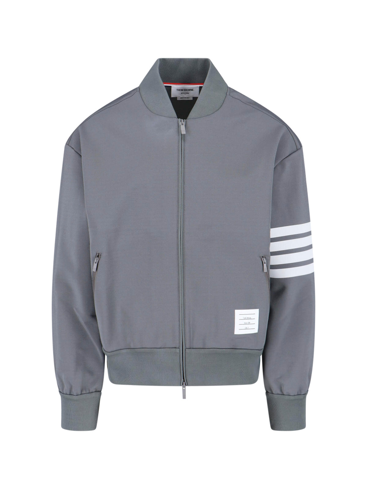 "4 Bar" Bomber Jacket – Grey
