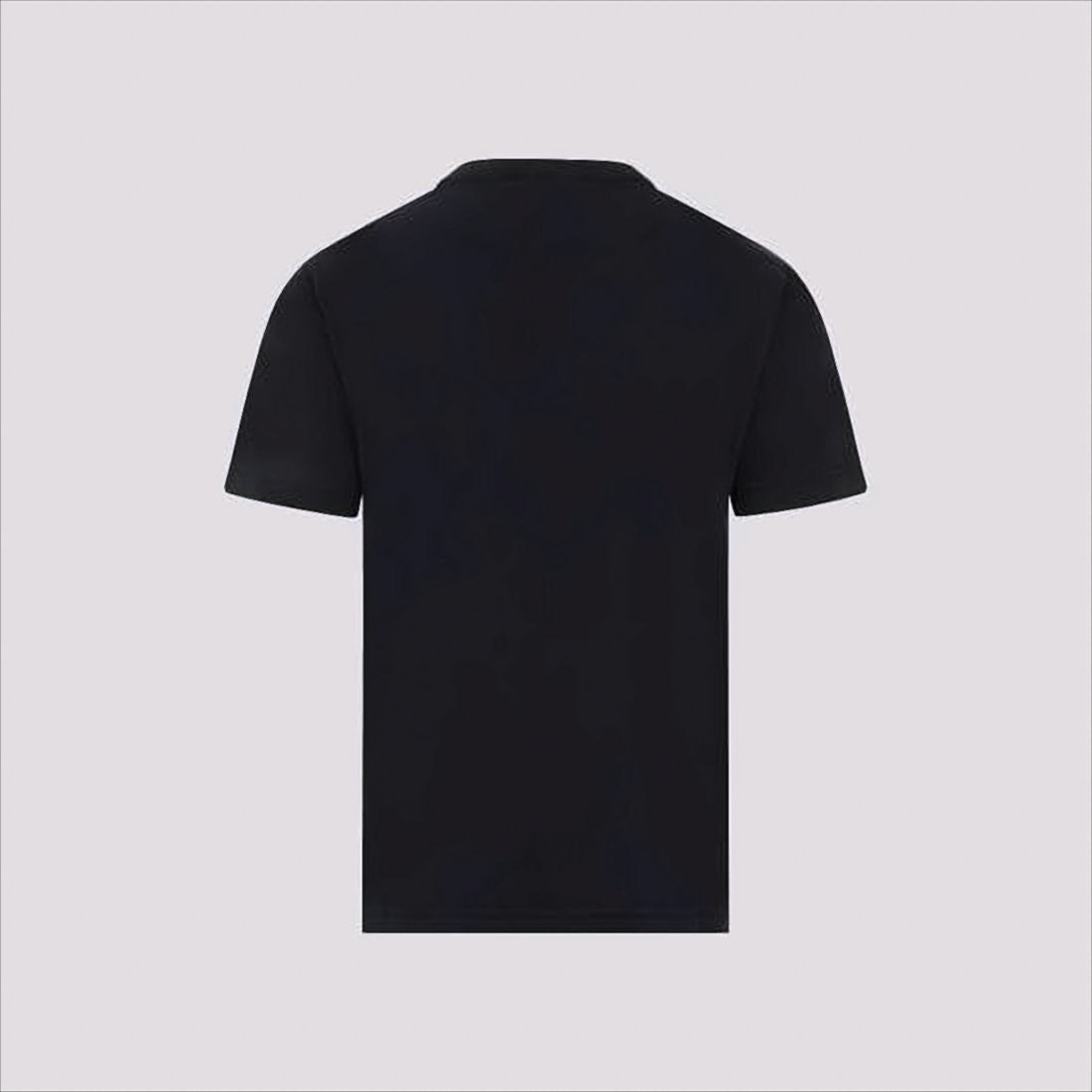 Crew Neck Black Cotton T-Shirt