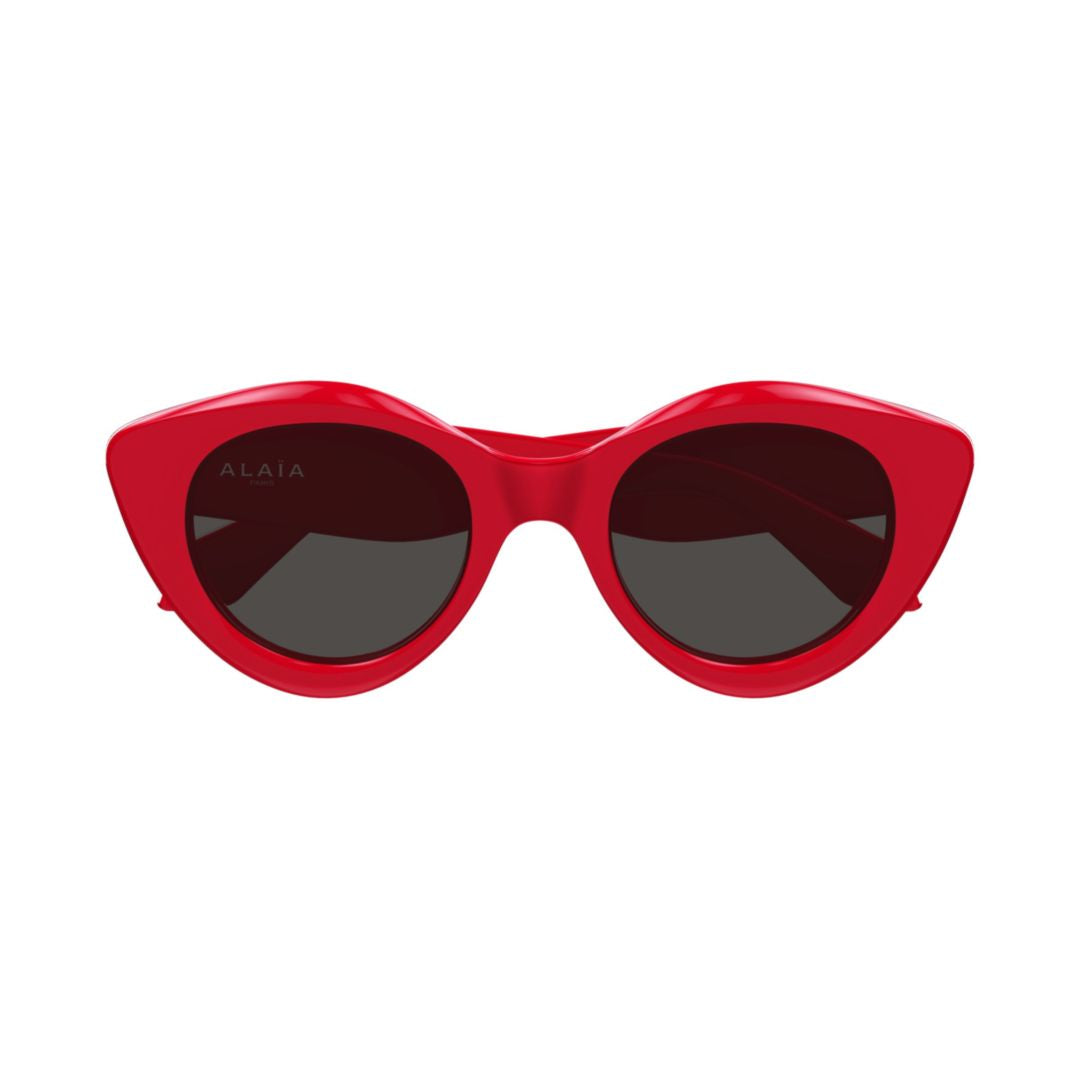 Aa0091s Bold Cat-Eye Sunglasses with Glossy Finish
